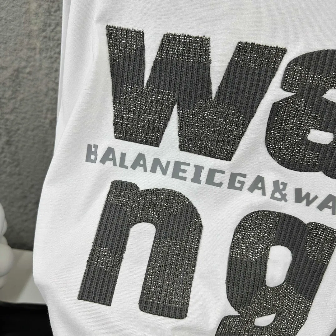 * *alexander 2025 New Arrival wang + T Same Style ：Black White Size： S （90-130 ） M （120-150 ） L （140-165 ） XL （160-180 ） XXL （180 ）